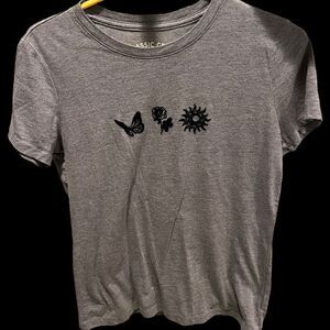 Aeropostale classic crew grey short sleeved t-shirt size large